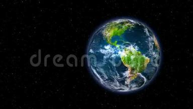绿色地球与月球